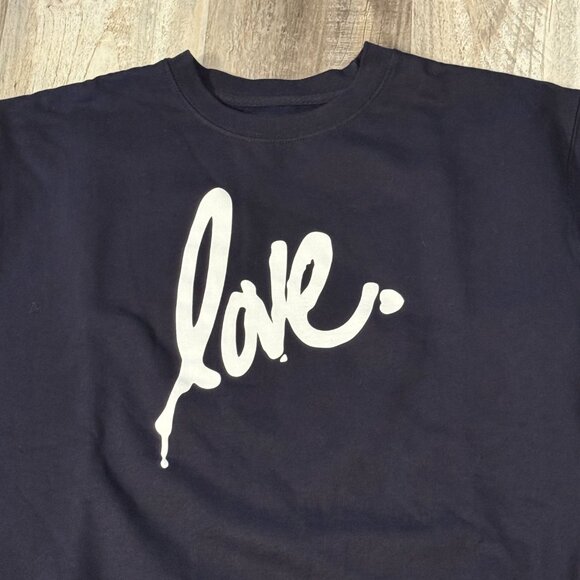 Ruben Rojas Live Through "Love" Graphic Crew Neck Sweatshirt Unisex Size M *RARE - Picture 3 of 7